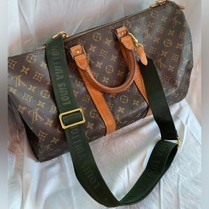 ***SOLD****LOUIS VUITTON Keepall 45 Travel Bag M41428 Monogram Canvas Duffel Bag